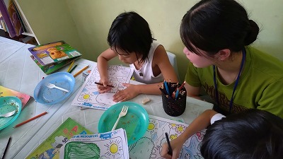 セブの幼稚園や学童保育での教育活動